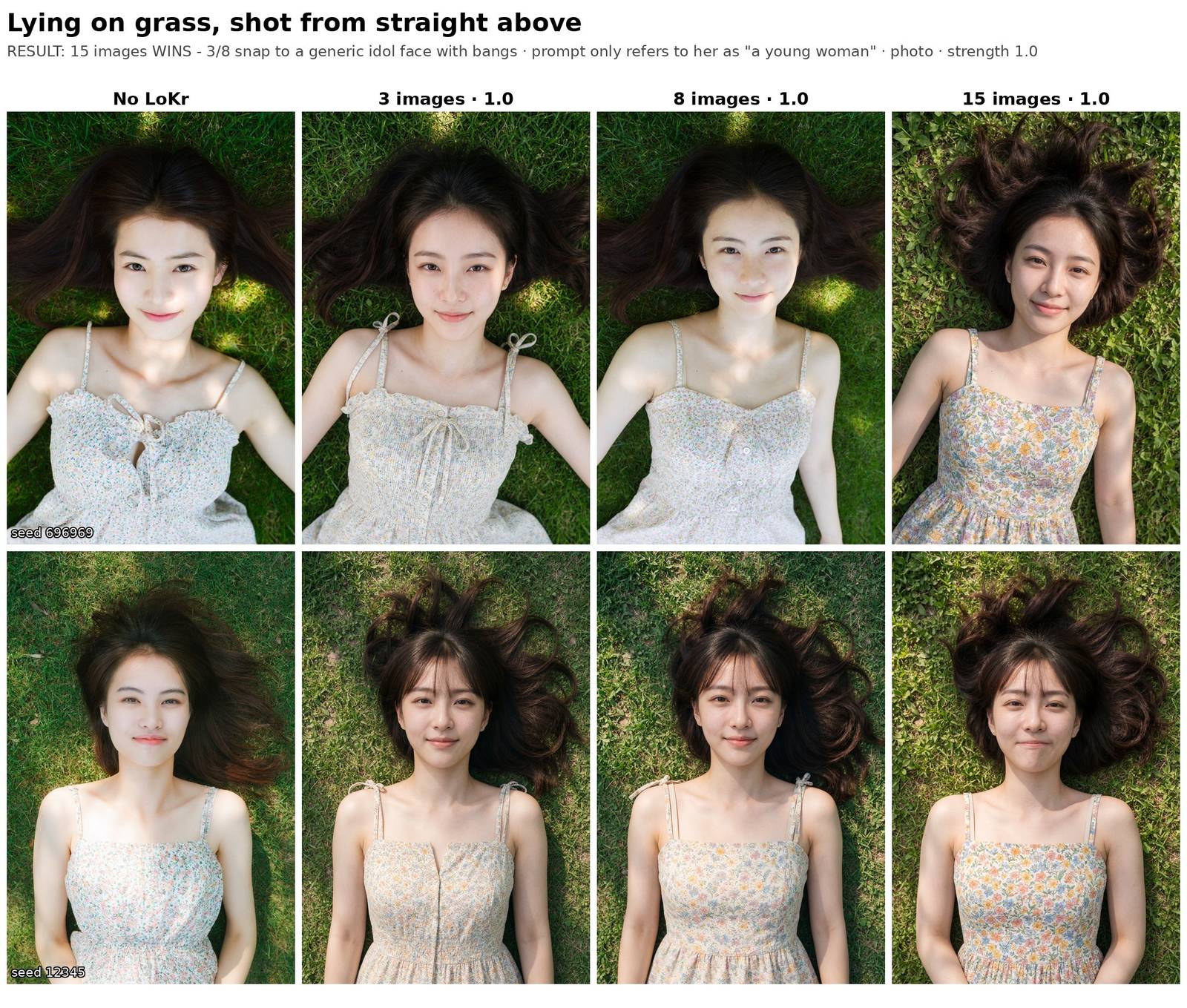 High angle from above: 15 images wins